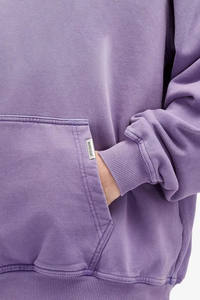 เสื้อฮู้ดดี้โอเวอร์ไซส์แบบย้อมสีเอซิดสำหรับฤดูหนาว ผ้าฝ้าย 100% ทรงยูนิเซ็กซ์ คุณภาพสูง เหมาะสำหรับเล่นกีฬา - Product Image 4