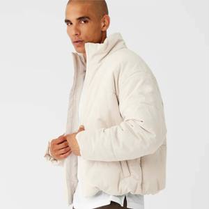 Chaqueta acolchada para hombre: abrigo de invierno ligero, cálido y resistente al agua con cremallera y capucha para exteriores y ropa informal - Product Image 5