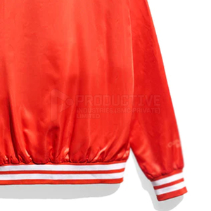 Chaqueta de invierno personalizada para hombre, de satén, de nailon y poliéster, transpirable, con cuello mandarín, de alta calidad y al mejor precio - Product Image 5