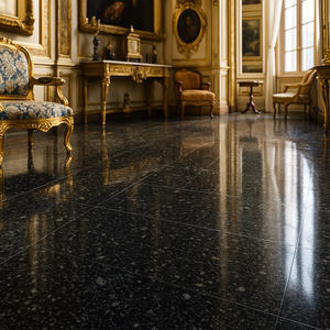 Vente en gros de carreaux de granit polis modernes design noir d'Assouan pour les applications de villa - Product Image 1