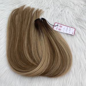 เครื่องต่อผมมนุษย์ทำสีเปียโนผมตรงขนาด22นิ้ว - Product Image 1