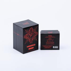 Caja de papel de arte reciclable de lujo de alta calidad personalizada embalaje de cosméticos de cartón biodegradable con cajas de regalo con logotipo Hotstamp - Product Image 5