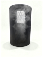 Sauna vapeur électrique gonflable facile à installer, version améliorée 4L, circulaire en TPU, moderne, pour usage domestique, adapté aux appartements, intérieur/extérieur, sport