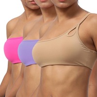Sujetador Deportivo Bandeau 2023 para Mujer, Sin Tirantes, Talla Grande, Ligero, Transpirable, Acolchado, Elástico en Cuatro Direcciones, Antiolor y Ecológico
