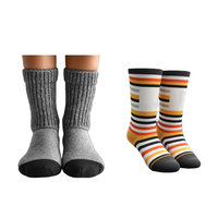 Chaussettes de course OEM à séchage rapide en Spandex/Nylon, antidérapantes, écologiques et respirantes pour hommes, technique tissée, saison automne