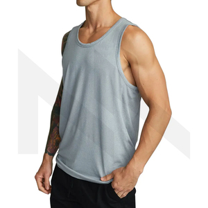 Pakistan Made Top Selling Men Tank Tops Impresión personalizada de alta calidad Made Casual Gym Wear Tank Top - Product Image 3