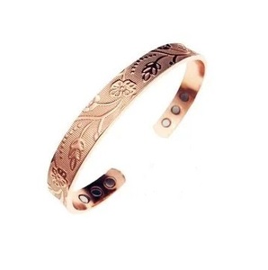 Pulseras de esposas de cobre puro con diseño antiguo para mujeres, hombres y niñas, accesorios de joyería, el mejor precio a la venta - Product Image 3