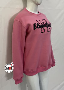 Sudaderas bordadas de cuello redondo con logotipo personalizado de alta calidad para mujer, camisa de peso pesado de diseño personalizado para mujer - Product Image 4