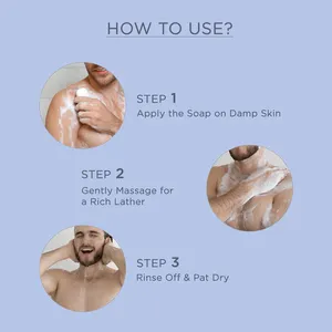 Savon de bain au charbon actif pour un nettoyage en profondeur, la détoxification de la peau et le contrôle de l'huile | Marque privée OEM Vente en gros Exportation en vrac - Product Image 4