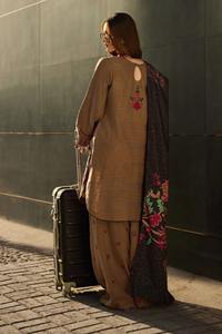 Robes de soirée pakistanaises respirantes, longues jusqu'au sol, pour femmes musulmanes, à une épaule, style A, ornées de perles, pour les fêtes de fiançailles, naturelles - Product Image 3