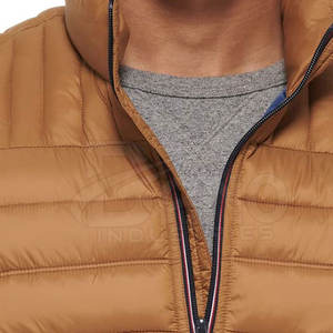 Nueva chaqueta acolchada de moda de calle para hombre, cuello levantado único, Nailon/poliéster de invierno de gran calidad, secado rápido, transpirable, personalizado - Product Image 6