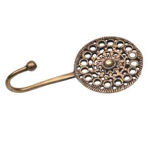 Crochets muraux en métal en laiton finition bronzée pour la maison décorations de salon manteau chapeau clés crochets faits à la main - Product Image 1