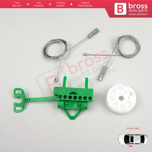 Juego de Reparación de Elevalunas Eléctrico BWR391, Puerta Delantera Izquierda para Linea 323 110 2007-2018 51892561 - Product Image 2