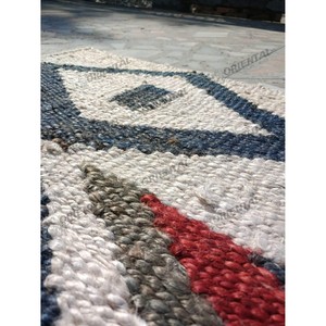 Tapis moderne personnalisé Tapis en laine et jute Tapis bohème Tapis d'appoint de couloir fait à la main - Product Image 3