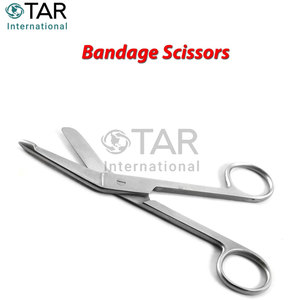 Nouvelle arrivée 14cm pansement ciseaux pansement pince ensemble en acier inoxydable Lister pansement ciseaux premiers soins Medic Instruments - Product Image 3