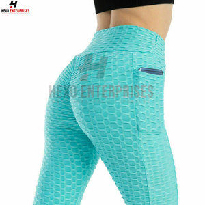 Nuevo diseño de mujer de cintura alta sin costuras Fitness Yoga Legging Scrunch Butt Lift transpirable Atlético entrenamiento desgaste estilo Casual - Product Image 4