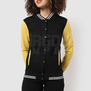 แจ็คเก็ตเลตเตอร์แมนผู้หญิง MOQ ต่ำ - ผ้าฝ้ายถัก ระบายอากาศได้ดี แฟชั่นสำหรับกิจกรรมกลางแจ้ง พร้อมโลโก้แบบกำหนดเอง - Product Image 5