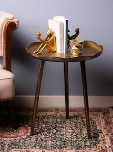 Table d'appoint ronde en métal doré de style moderne décoratif Offre Spéciale au meilleur prix - Product Image 2