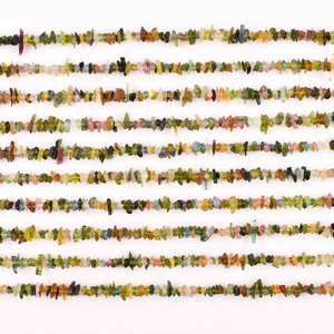 Perles en vrac en forme de tourmaline naturelle multi non coupée 3-12mm pierre de tourmaline perles de pierres précieuses brutes irrégulières pour la fabrication de bijoux - Product Image 3