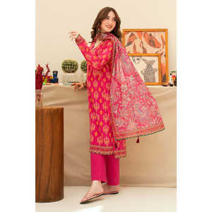 ชุดสูทผ้าลอนพิมพ์ลาย 3 ชิ้นสำหรับผู้หญิง รุ่น SD-52204 ชุดพิมพ์ลายสวยหรูสำหรับออกนอกบ้านในฤดูร้อน - Product Image 5