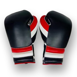 Vente chaude 16oz Qualité Professionnelle Boxe & Sanda Gants En Cuir De Haute Qualité Coloré Sport Conception En Gros Formation MMA - Product Image 1