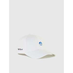 Cappellino <b>Baseball</b> AC38 Bianco North Sails 100% Polyester Velour Stylish 5-Panel Hat Curved Brim Fashionable Ethnic Collection - Product Image 1