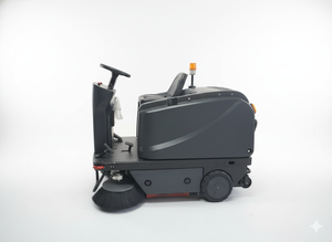 Barredora de pisos autopropulsada de 53 pulgadas con sistema de nebulización, tolva grande y batería, barredora industrial de polvo. - Product Image 2