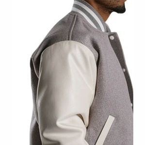 College Baseball jacket for men New Hip Hop Baseball Jacket Men and Women Letters Embroidery Loose Varsity Jackets - Product Image 5