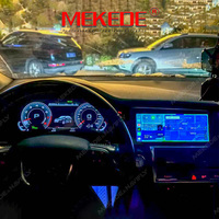MEKEDE MNB Double écran réel avec écran numérique Lecteur DVD de voiture CarPlay sans fil pour AUDI Q7 2005-2009 Radio GPS 4G LTE