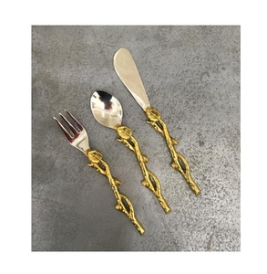 Cuillère et fourchette de haute qualité pour la maison, l'hôtel et le dîner, pour servir les aliments, pour les cadeaux, couverts à long manche, ensemble de couverts en gros - Product Image 3