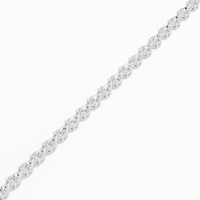 Lüks 9.75 Karat Armut Kesim Laboratuvar Üretimi Elmas Tenis Bilekliği Kadınlara Özel 7 İnç Rodyum Kaplama Klasik 14K 18K Altın
