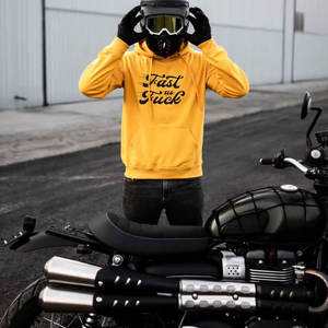 Sweat à capuche pour moto, personnalisé, imperméable, hiver, protection CE, rembourré, en polaire, pour homme, manches longues, pull-over - Product Image 2