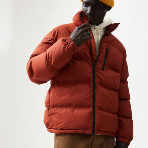 OEM Custom Men's <b>Winter</b> <b>Coats</b> Puffer Down Jackets <b>with</b> <b>Hood</b> Canvas Outdoor Jacket - Product Image 4