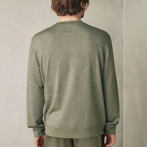 Sweat-shirt en molleton décontracté pour homme, très vendu, durable, 100% coton, uni, écologique, avec logo personnalisé, prix abordable, hiver - Product Image 2