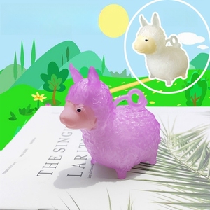 Jincan Alpaga Dieu Bête Squeeze Jouets Lumière-Décoloré Animal En Forme De Soulagement Du Stress En Gros Pinch Jouets pour Enfants - Product Image 2