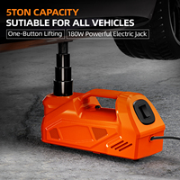 Cric hydraulique électrique automatique 5T 12V portable pour voiture, cric de sol 36cm CE pour SUV, camion, 4x4, réparation d'urgence sur route