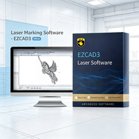 Logiciel de marquage laser 3D EZCAD3, logiciel de gravure laser 3D, logiciel de contrôle de scanner Galvo 3D, système de marquage par traitement laser