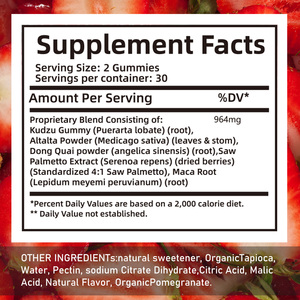 Индивидуальная индивидуальная Марка Aguaje-Gummies травяная добавка OEM ODM натуральное улучшение бедер коррекция фигуры оптом - Product Image 4