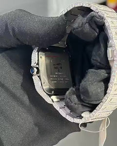 นาฬิกาควอตซ์เพชรมอยส์ซาไนต์สำหรับผู้ชายตัวเรือนสแตนเลสหรูหรา5มม. แฟชั่นทันสมัย - Product Image 4