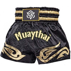 Short de combat MMA léger personnalisé séchage rapide vêtements de sport broderie sublimée DTF Logo Kickboxing Muay Thai bas d'entraînement uni - Product Image 1