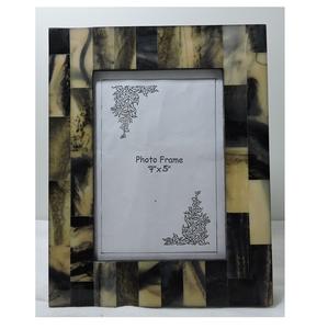 Recién llegado, marcos de fotos hechas a mano con incrustaciones de madera de hueso, decoración del hogar del fabricante indio, precio al por mayor por dirección, manualidades - Product Image 1