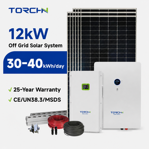 Sistema Solare Off-Grid Completo ad Alta Efficienza 12kW con Pannelli da 620W e Batteria al Litio per Uso Residenziale - Product Image 3