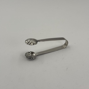 Glossy Silver Polished Stainless Steel Grilling Tongs Creative Custom Shaped Food <b>Clip</b> Bread Sandwiches Salad Kitchen Steak <b>Clip</b> - Product Image 4