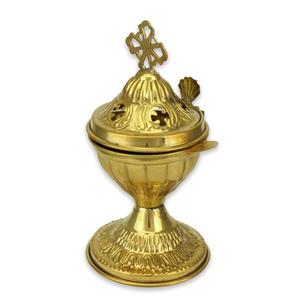 Quemador de incienso de latón 100%, artesanías de Metal, incensario de lujo, difusor de Aroma con buenos olores, quemador de incienso de calidad Premium, Decoración de mesa - Product Image 5