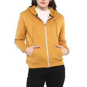 Sudadera con capucha de estilo 2027 para mujer en Color personalizado algodón polar Material suave Street Travel Sudadera con capucha hecha a medida - Product Image 1