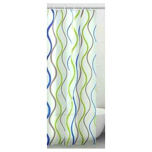 Rideau de douche en plastique multicolore LIANE (240x200cm) Modèle TVI 1343 2430 pour Gedy, taille polyvalente pour salles de bain - Product Image 1