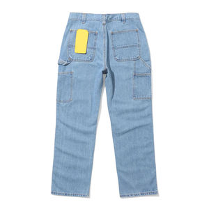 Pantalon chino en gabardine de coton extensible long pour homme, sur mesure, de haute qualité, vente en gros - Product Image 3