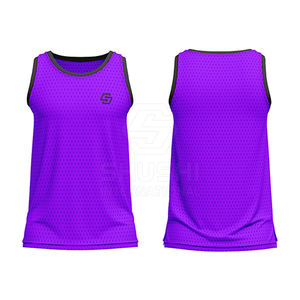 Maillot de basket-ball confortable, respirant, léger, couleur personnalisée pour hommes, personnalisé, haute qualité, faible MOQ - Product Image 2