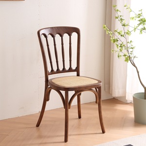 Ensemble de <span class=keywords><strong>chaises</strong></span> de salle à manger Entwood, <span class=keywords><strong>lot</strong></span> de 2/<span class=keywords><strong>4</strong></span>, style Thonet, réplique de siège en rotin, chaise de café <span class=keywords><strong>vintage</strong></span> de Vienne, <span class=keywords><strong>chaises</strong></span> de bistrot classiques en bois - Product Image 3