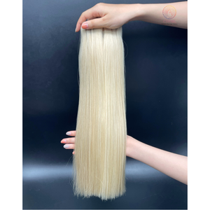 Vente en gros Extensions de cheveux à cuticule alignée, blond cendré, raides, non transformées 100% Cheveux bruts du Vietnam Mode chaude Vague naturelle - Product Image 2